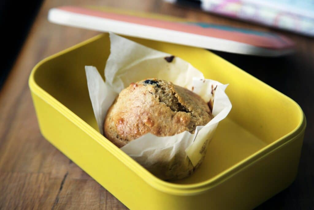 Brotdose mit Muffin